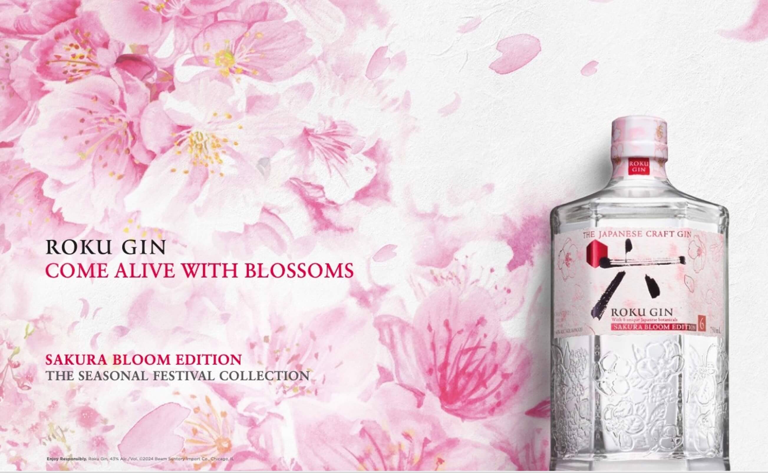 The House of Suntory launches Roku Sakura Bloom Edition Gin